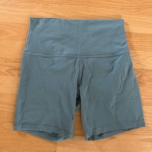 Lululemon high rise biker shorts